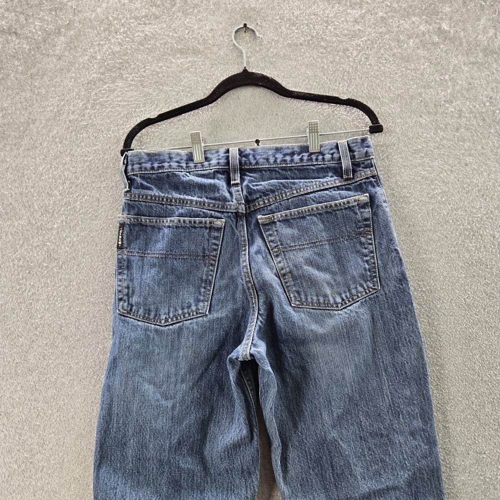 Cinch Men Jeans 30X30 Blue Denim Black Label 002 Rigid Cowboy Taper 28" Inseam - Picture 10 of 11